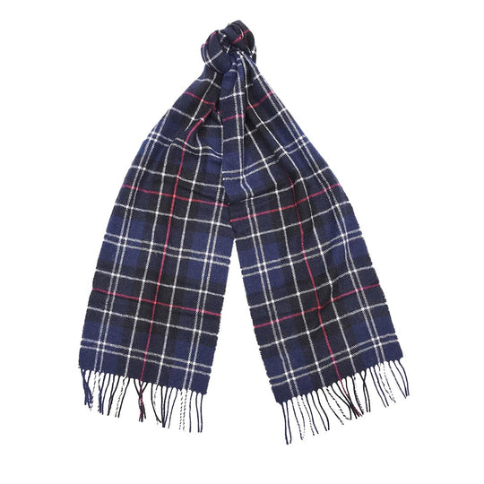 Barbour Wool Tartan Scarf Blue Multicolor