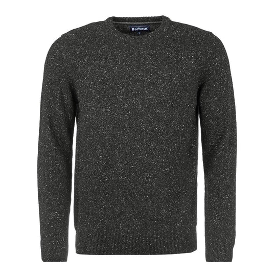 Pullover Barbour Essential Tisbury Schwarz Melange