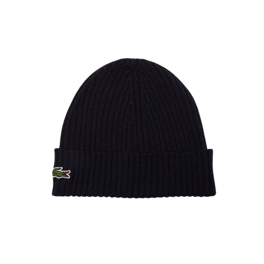 Cappello Uomo Lacoste Zuccotto Risvolto Blu