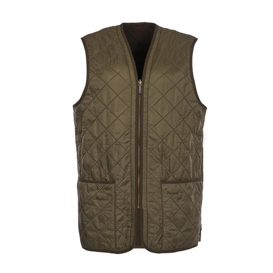 Polarquilt waistcoat zip liner-Verde