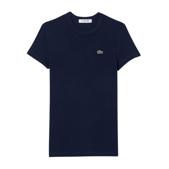 Women's Lacoste Slim Fit T-shirt Navy Blue