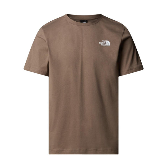 T-shirt Uomo The North Face NSE Box Marrone / Beige