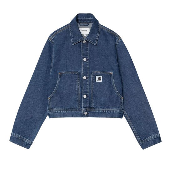 Damenjacke Carhartt WIP W' Arca Blau (steingebleicht)