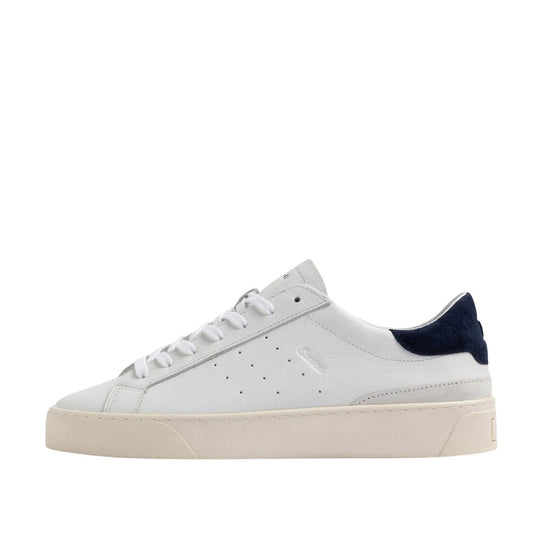 Sneakers Uomo D.A.T.E. Sonica Tennis Retrò Bianco/Blu