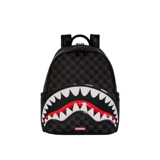 Zaino Unisex Sprayground Shark In Paris Mini Back Nero/Bianco