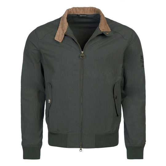 Giubbino Uomo Barbour International Harrington Rectifier Verde