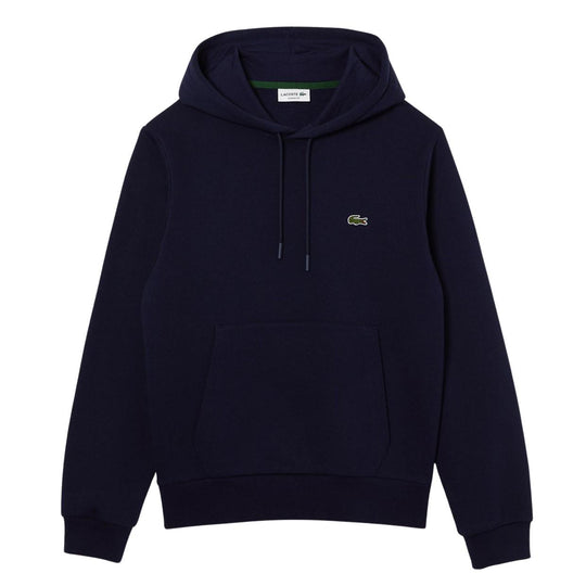 Felpa Uomo Lacoste Cappuccio Pile Blu