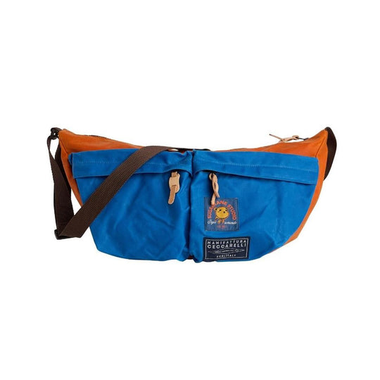 Borsa Unisex Manifattura Ceccarelli Utility Bag Arancio/Azzurro
