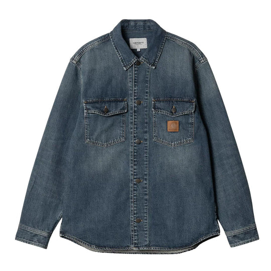 Camicia Uomo Carhartt WIP Lincoln Shirt Denim