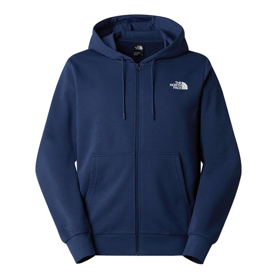 Felpa Uomo The North Face M Simple Dome Light Fz Blu