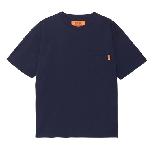 T-Shirt Uomo Universal Overall Maniche Corte Con Tasca Blu