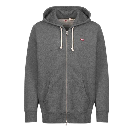 Herren-Sweatshirt Levi's Original Housemark mit durchgehendem Reißverschluss Grau