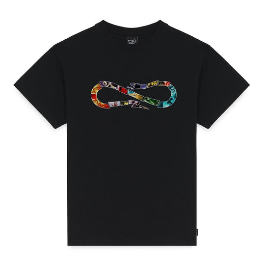 T-Shirt Herren Propaganda Logo VHS Schwarz / Mehrfarbig
