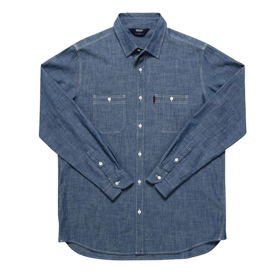 Camicia Uomo Sebago Sheetbend Blu Indigo
