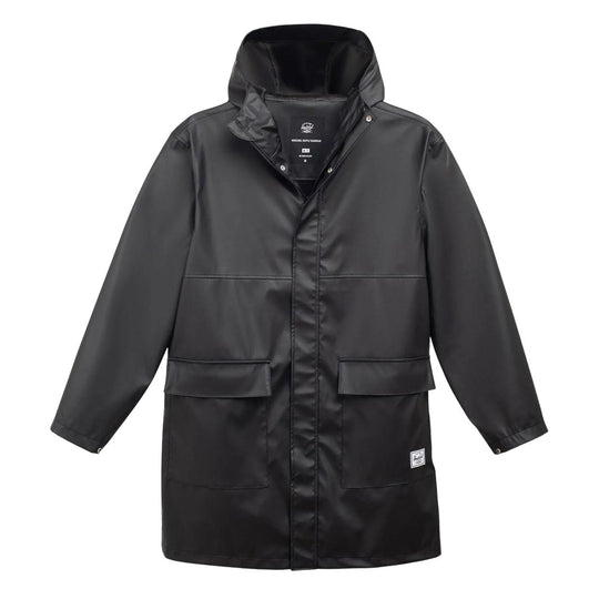 Men's Herschel Classic Long Rain Jacket Black