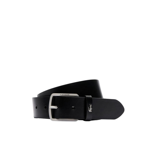 Lacoste Smooth Leather Belt Black
