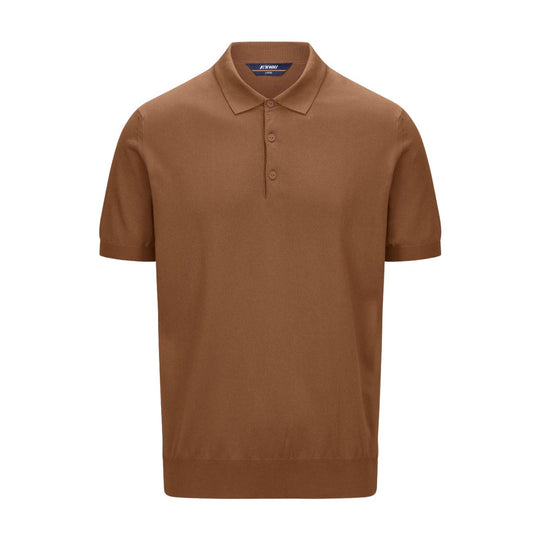 Men's Polo Shirt K-Way Pleyne Brown