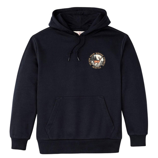 Felpa Uomo Filson Prospector Graphic Blu Scuro