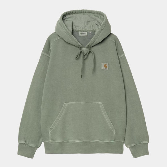 Felpa Uomo Carhartt WIP Hooded Nelson Verde