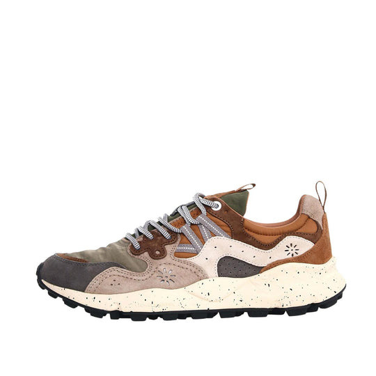 Sneakers Uomo Flower Mountain Yamano 3 Verde / Marrone