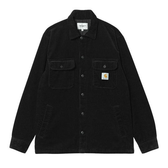 Camicia Over Uomo Carhartt Whitsome Shirt Jacket Nero