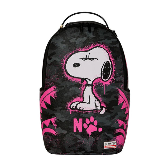 Zaino Uomo Unisex Sprayground Snoopy Pink Nero/Multicolor