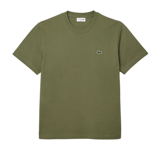Men's Lacoste Logo Green T-shirt (BMY)
