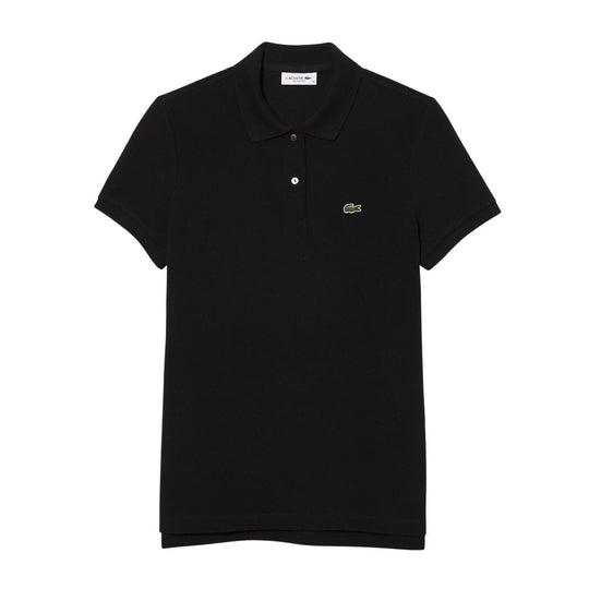 Polo Donna Lacoste Regular Fit Nero