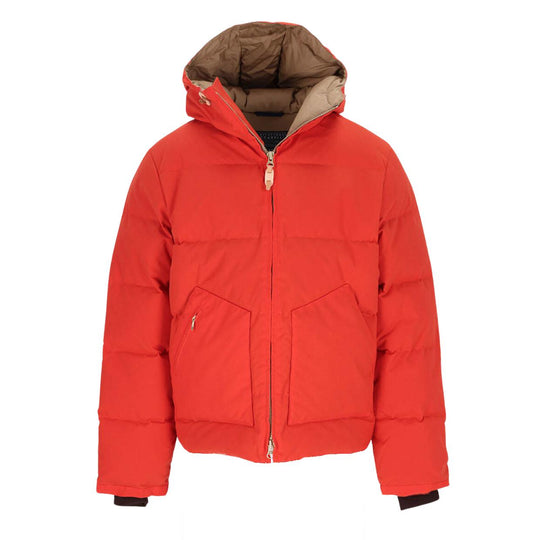 Men's Down Jacket Manifattura Ceccarelli Hooded Orange