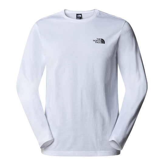 T-shirt Uomo Maniche Lunghe The North Face Simple Dome Bianco