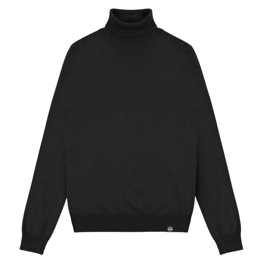 Pullover Uomo Colmar Dolcevita Maglia Fine Nero