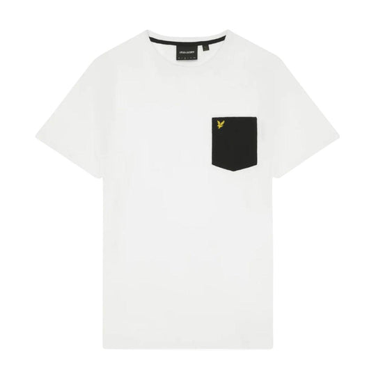 T-shirt Uomo Lyle & Scott Taschino Bianco / Nero