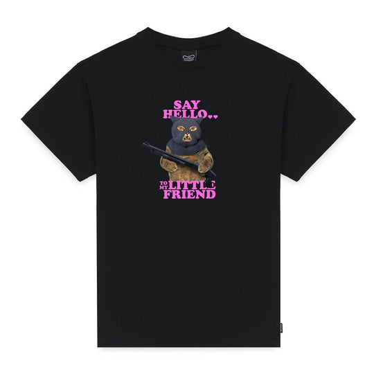 Men's T-shirt Propaganda Hello Black