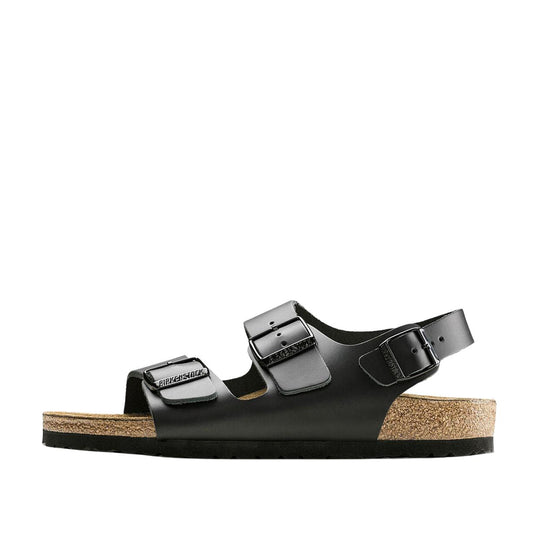 Men's Sandals Birkenstock Milano Natural Leather Black