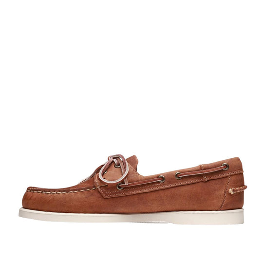 Men's Sebago Docksides Portland Crazy H Brown Loafers