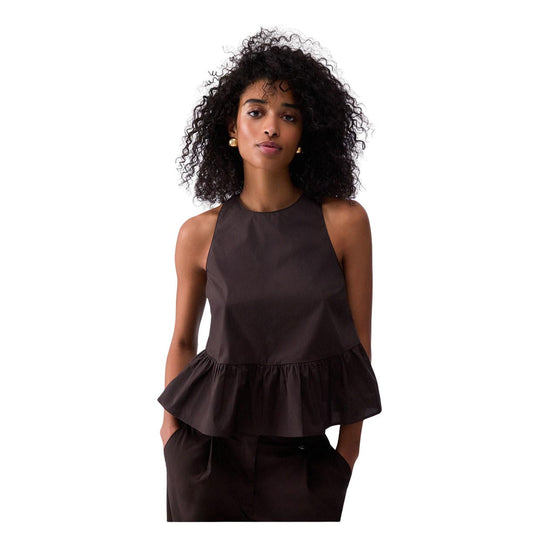 Top Donna Liu-Jo Fantasia Marrone