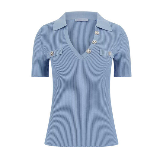 Polo Donna Guess Costine Celeste