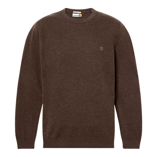 Maglione Uomo Timberland Logo Marrone