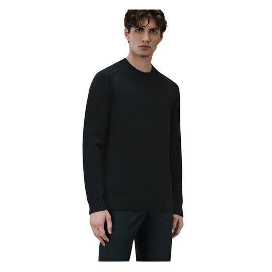 Herren T-Shirt RRD Baumwolle Einfarbig Rund Dunkelblau