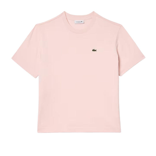 Women's Lacoste Relaxed Fit Pink T-shirt