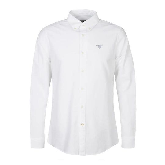 Camicia Uomo Barbour Oxford Tailored Bianco