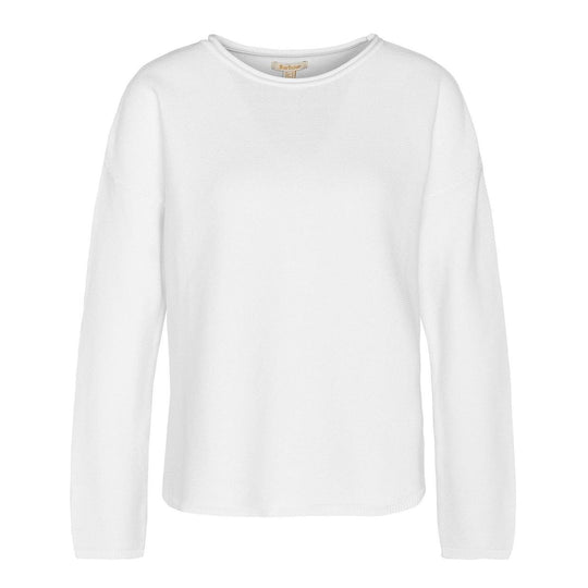 Maglione Donna Barbour Marine Bianco Panna