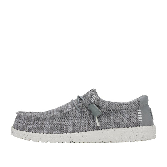 Mocassini Uomo Hey Dude Wally Stretch Sox Grigio