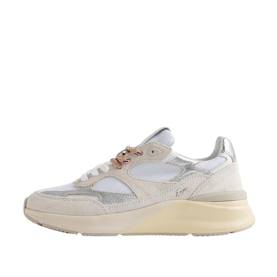 Sneakers Donna D.A.T.E. Fuga 20 Bianco/Argento