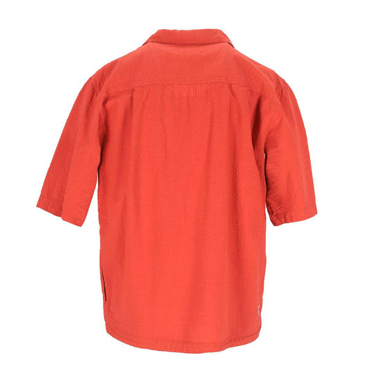 T-shirt Uomo Madson Seersucker Mattone