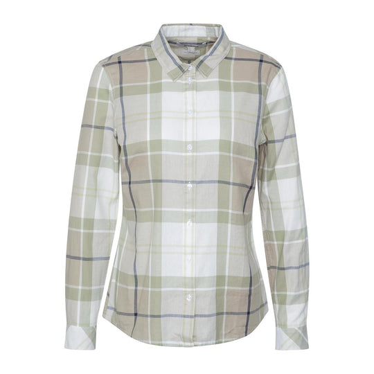 Women's Barbour Bredon Shirt Green Multicolor