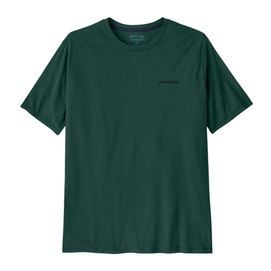 T-shirt Uomo Patagonia P-6 Logo Responsibili-Tee Verde