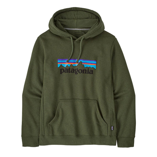 Felpa Uomo Patagonia P-6 Logo Uprisal Verde