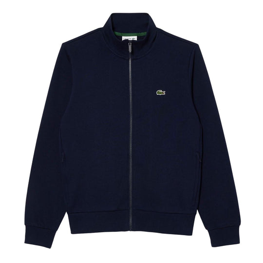 Felpa Uomo Lacoste Collo Alto Full Zip Blu