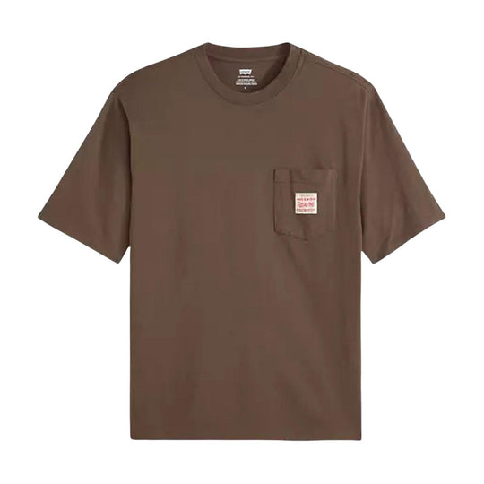 T-Shirt Uomo LEVI'S Workerwear Marrone